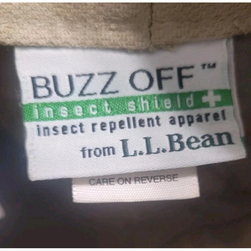 LL Bean Kids Fishing Hat W Neck & Insect Protection Size Small Beige Tan Brown